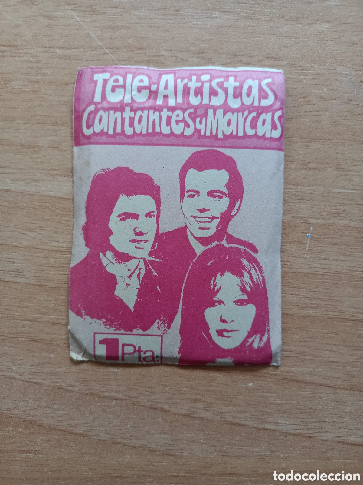 Coleccionismo cromos antiguos: Sobre sin abrir TELE ARTISTAS CANTANTES Ed.Anceo 1973