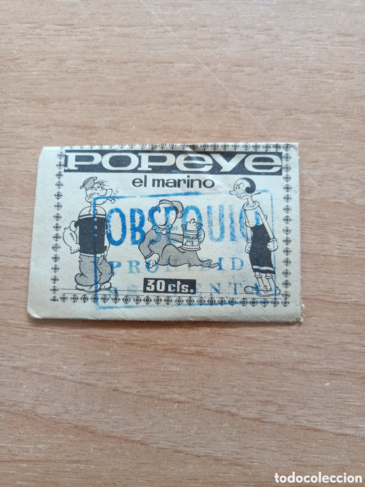 Coleccionismo cromos antiguos: Sobre sin abrir POPEYE fher