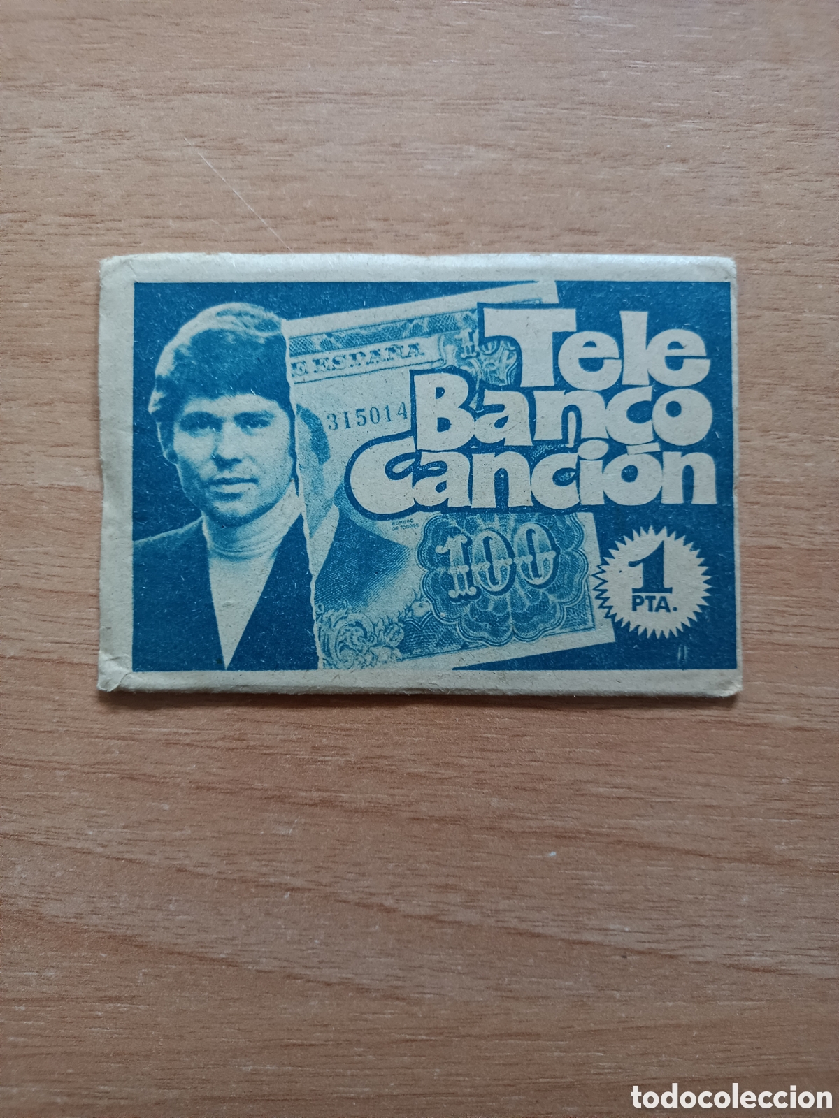 Coleccionismo cromos antiguos: Sobre sin abrir TELE BANCO CANCION Ed.Este 1970