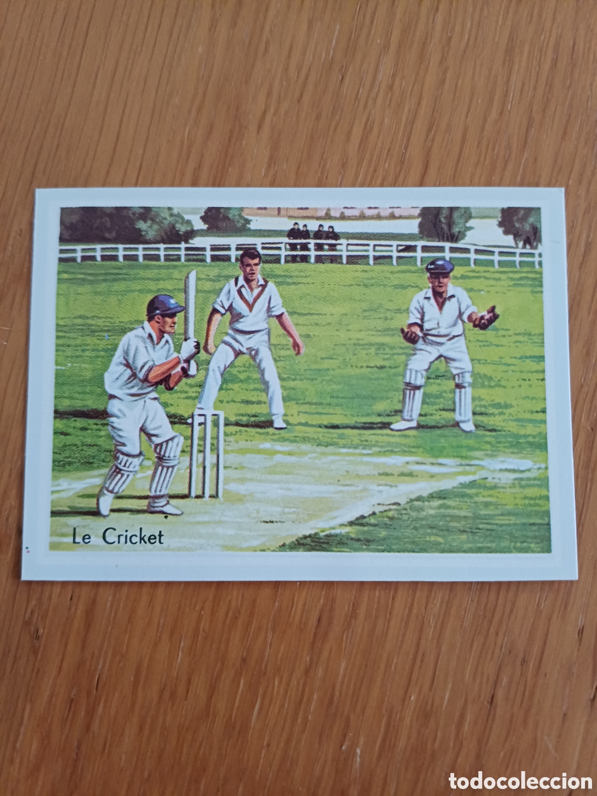 Coleccionismo cromos antiguos: Cromo sobre el deporte de Le Cricket, de Francia, Muy raro