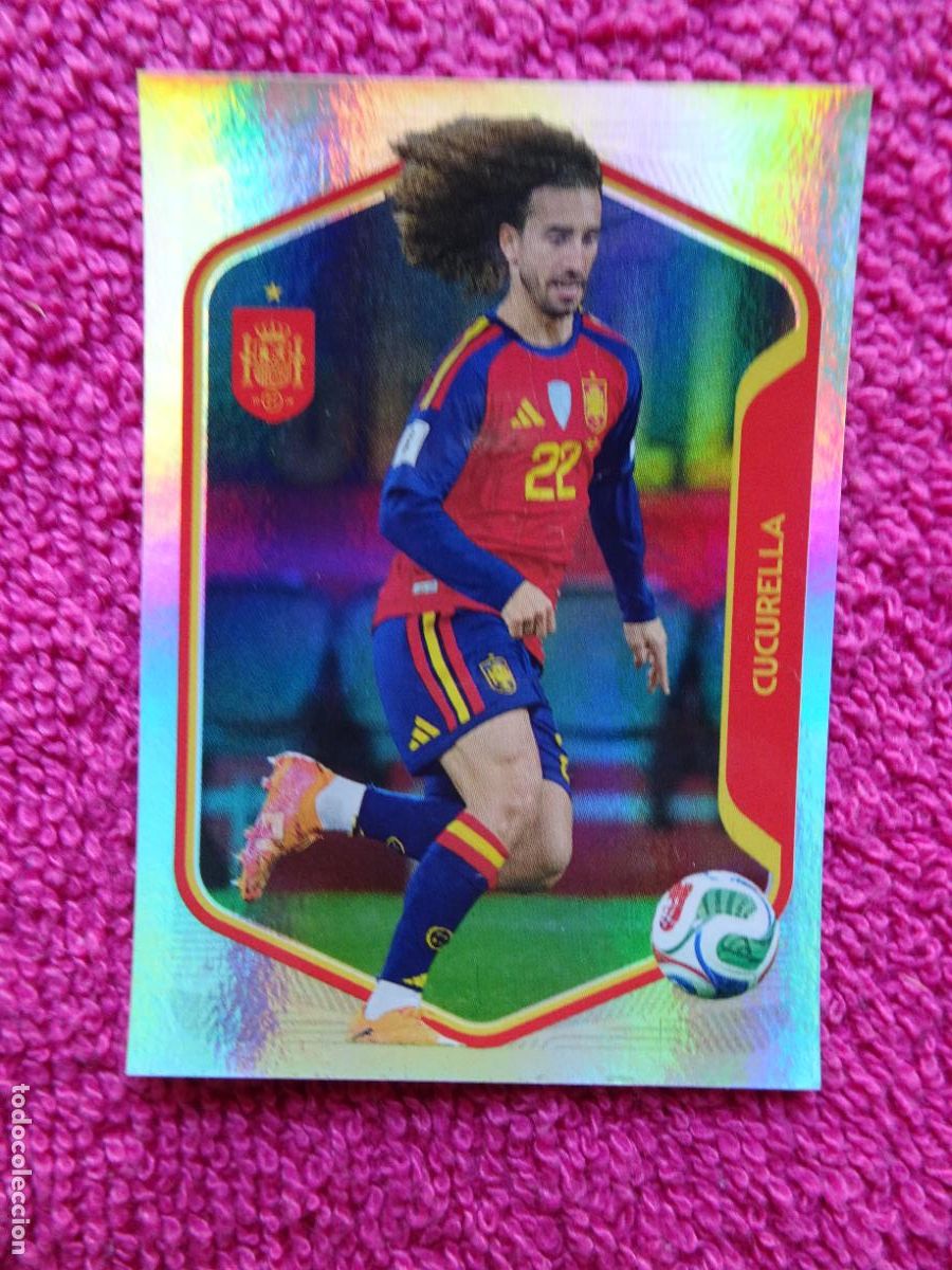 Coleccionismo cromos antiguos: espa&ntilde;a 2026 28 cucurella selecci&oacute;n espa&ntilde;ola panini carrefour family