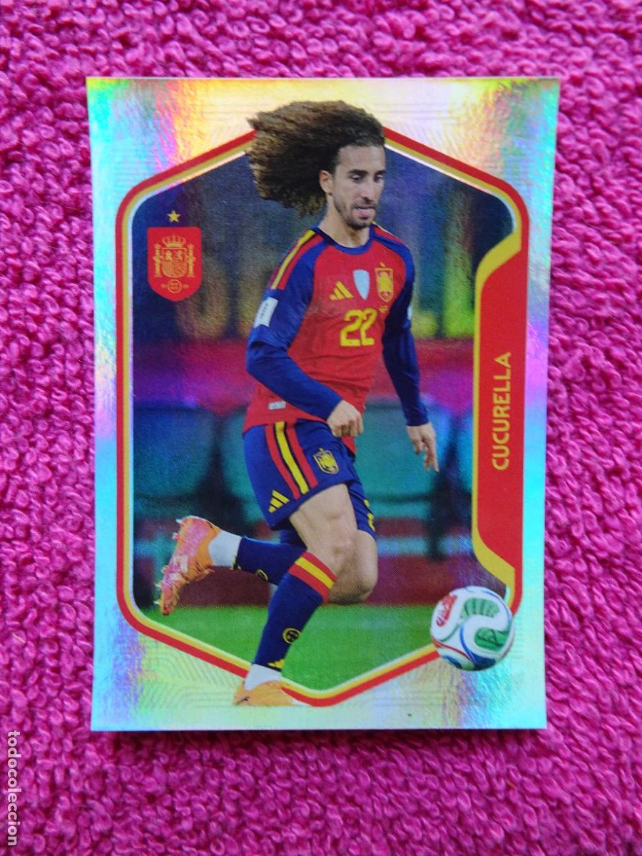 Coleccionismo cromos antiguos: espa&ntilde;a 2026 28 cucurella selecci&oacute;n espa&ntilde;ola panini carrefour family