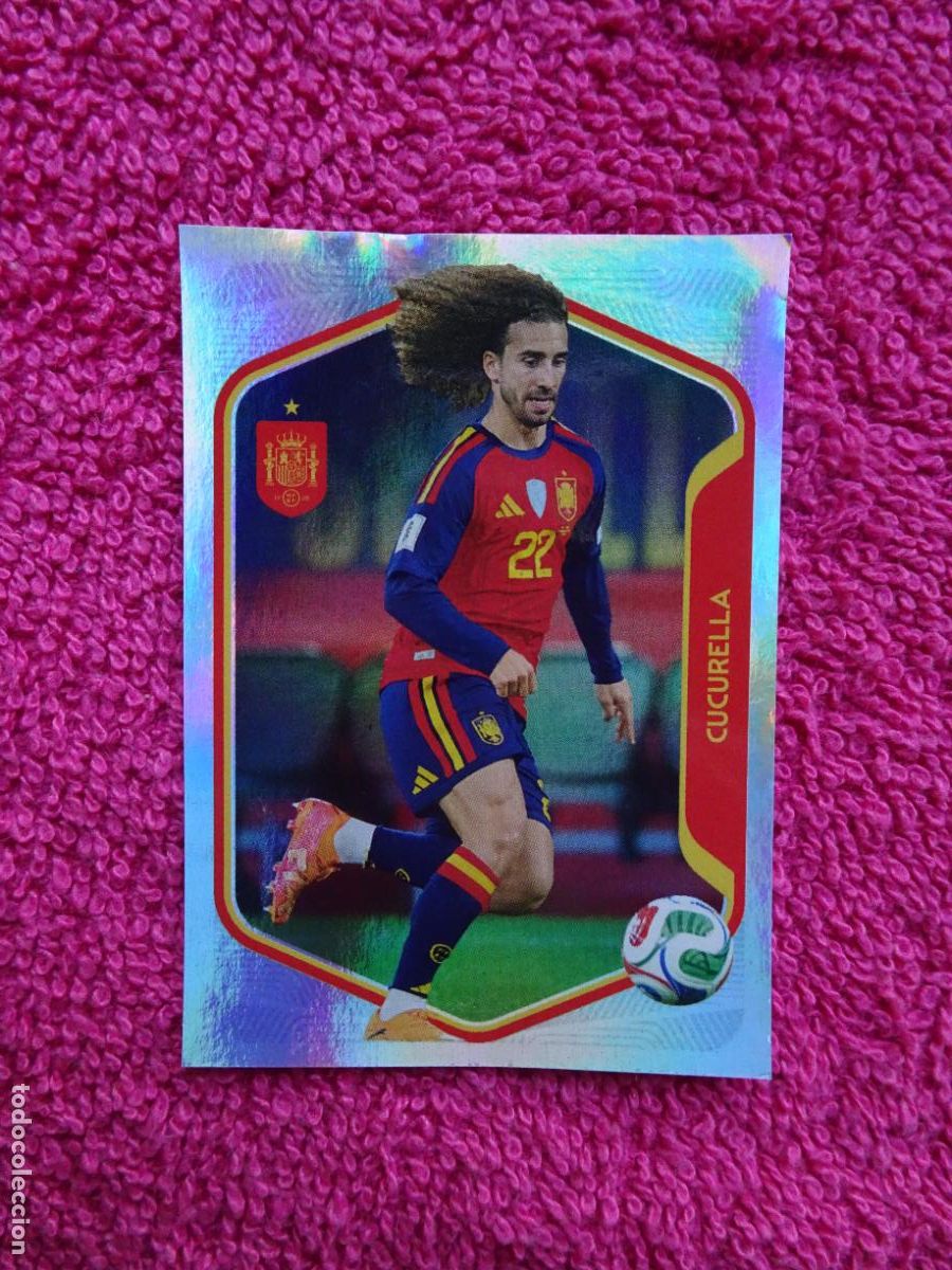 Coleccionismo cromos antiguos: espa&ntilde;a 2026 28 cucurella selecci&oacute;n espa&ntilde;ola panini carrefour family