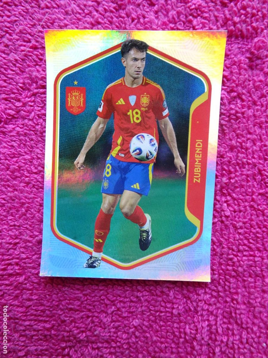 Coleccionismo cromos antiguos: espa&ntilde;a 2026 34 zubimendi selecci&oacute;n espa&ntilde;ola panini carrefour family
