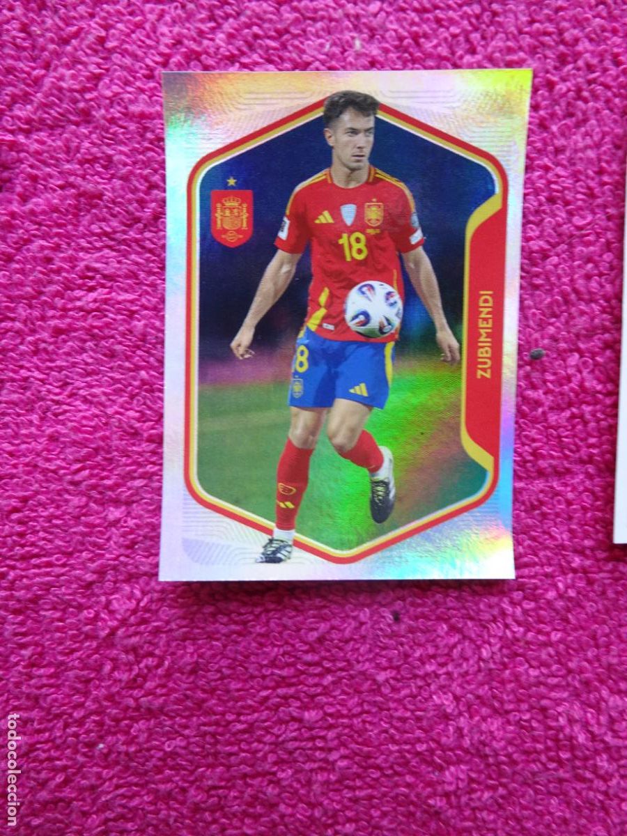 Coleccionismo cromos antiguos: espa&ntilde;a 2026 34 zubimendi selecci&oacute;n espa&ntilde;ola panini carrefour family