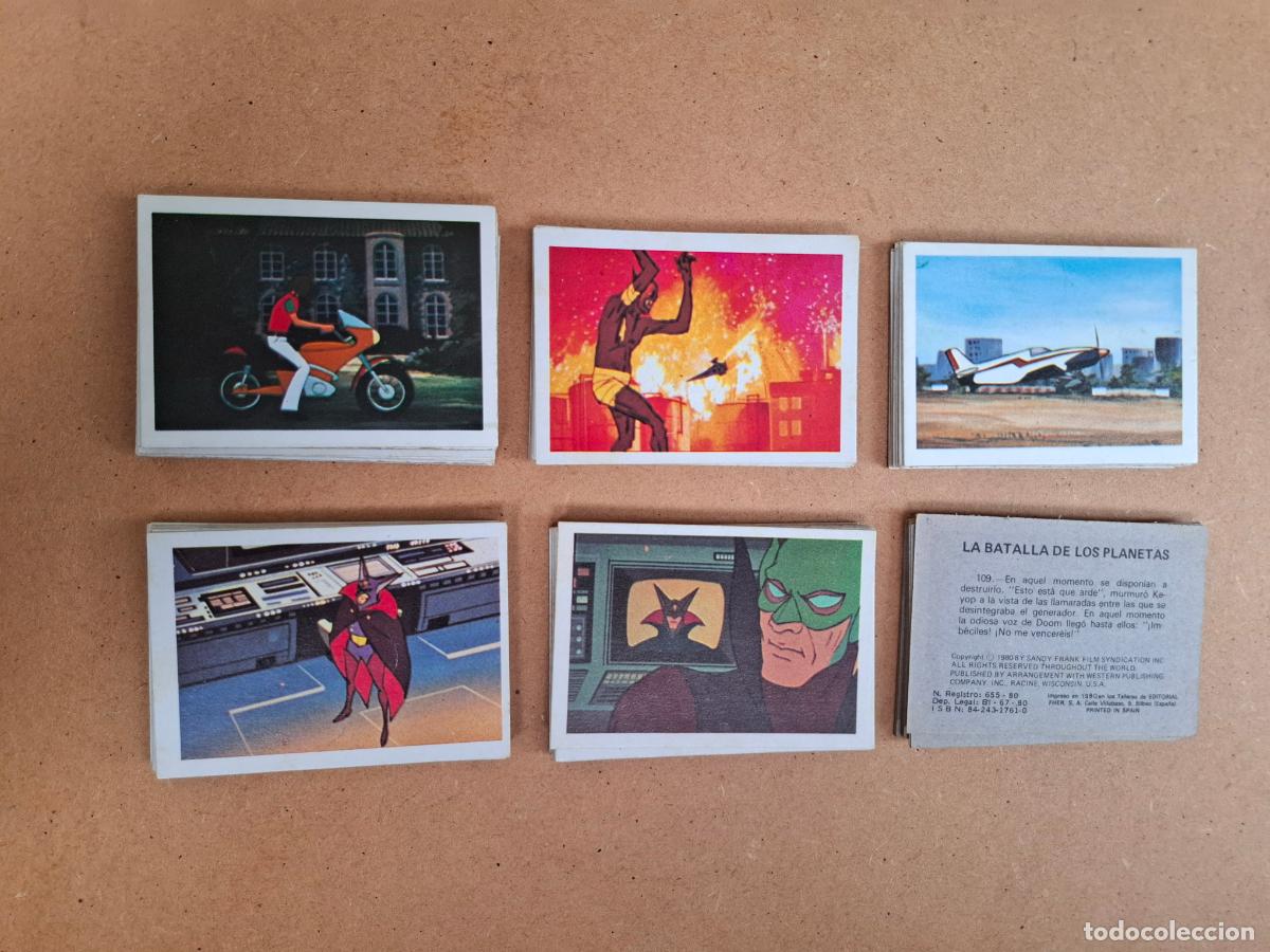 Collectable Antique Stickers: LA BATALLA DE LOS PLANETAS - FHER - LOTE DE 82 CROMOS DIFERENTES ( NUNCA PEGADOS ) SE VENDEN SUELTOS