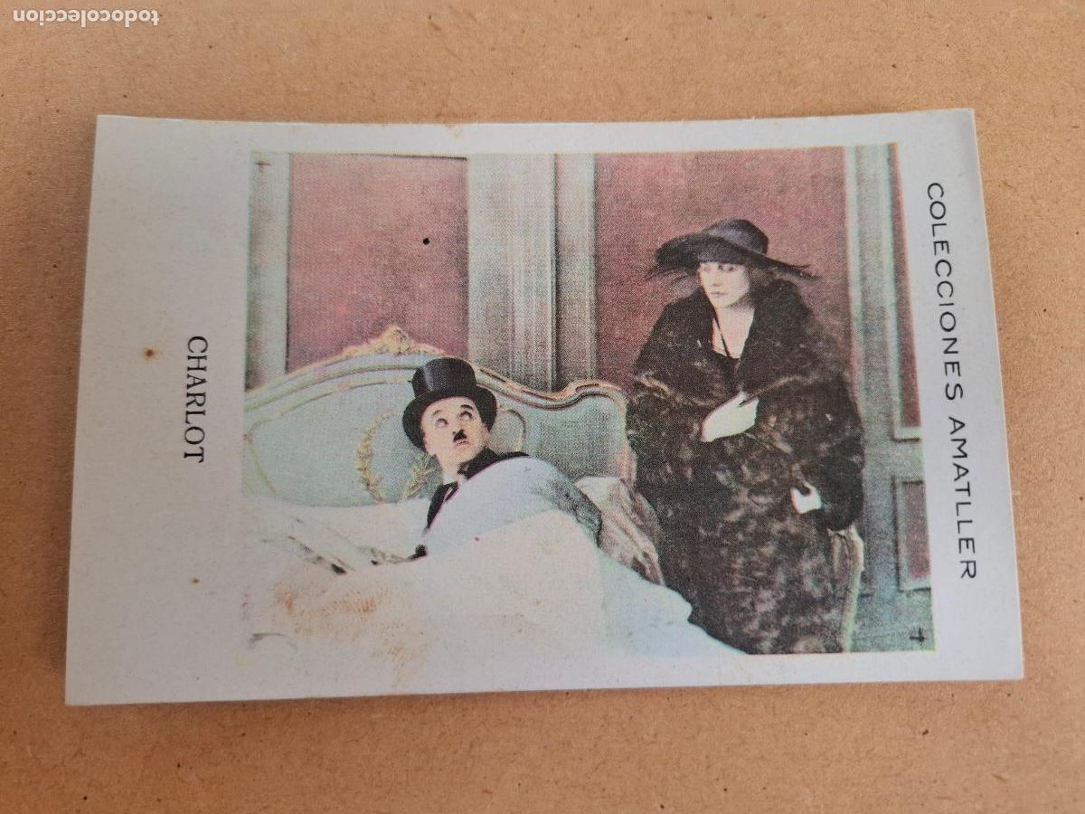 Coleccionismo cromos antiguos: CHARLOT - CHOCOLATE AMATLLER - SERIE D - ARTISTA N&ordm; 7 - N&Uacute;M. 24