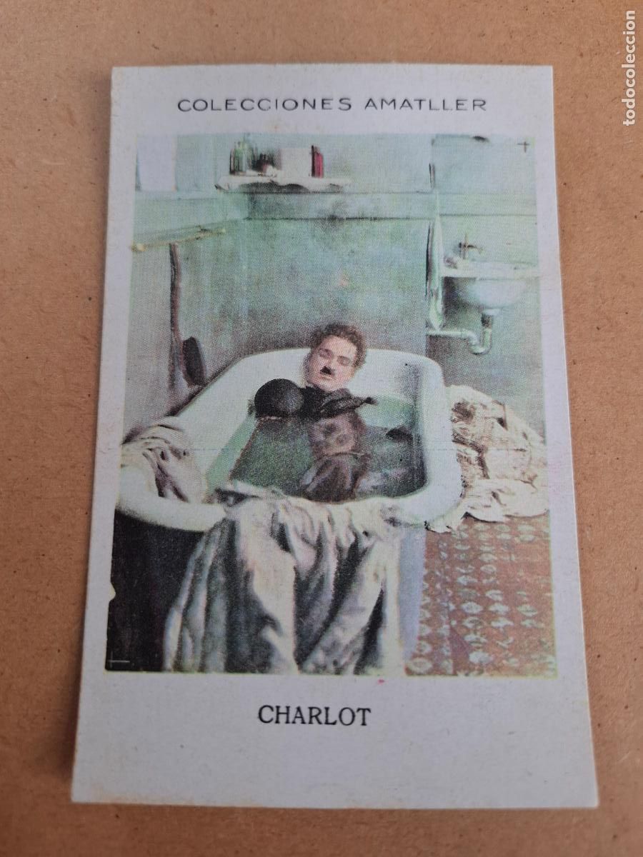 Coleccionismo cromos antiguos: CHARLOT - CHOCOLATE AMATLLER - SERIE D - ARTISTA N&ordm; 7 - N&Uacute;M. 26