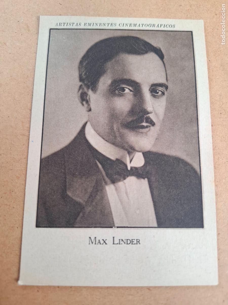 Collectable Antique Stickers: ARTISTAS EMINENTES CINEMATOGR&Aacute;FICOS - MAX LINDER - PUBLICIDAD DR. MAS&Oacute; ARUM&Iacute;