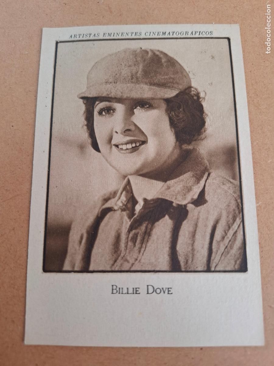Coleccionismo cromos antiguos: ARTISTAS EMINENTES CINEMATOGR&Aacute;FICOS - BILLIE DOVE - PUBLICIDAD DR. MAS&Oacute; ARUM&Iacute;