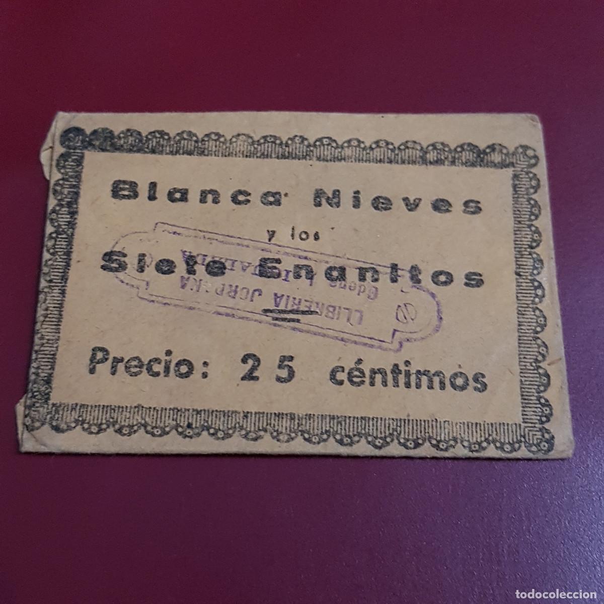 Coleccionismo cromos antiguos: FHER - BLANCA NIEVES Y LOS SIETE ENANITOS - UN SOBRE DE CROMOS SIN ABRIR