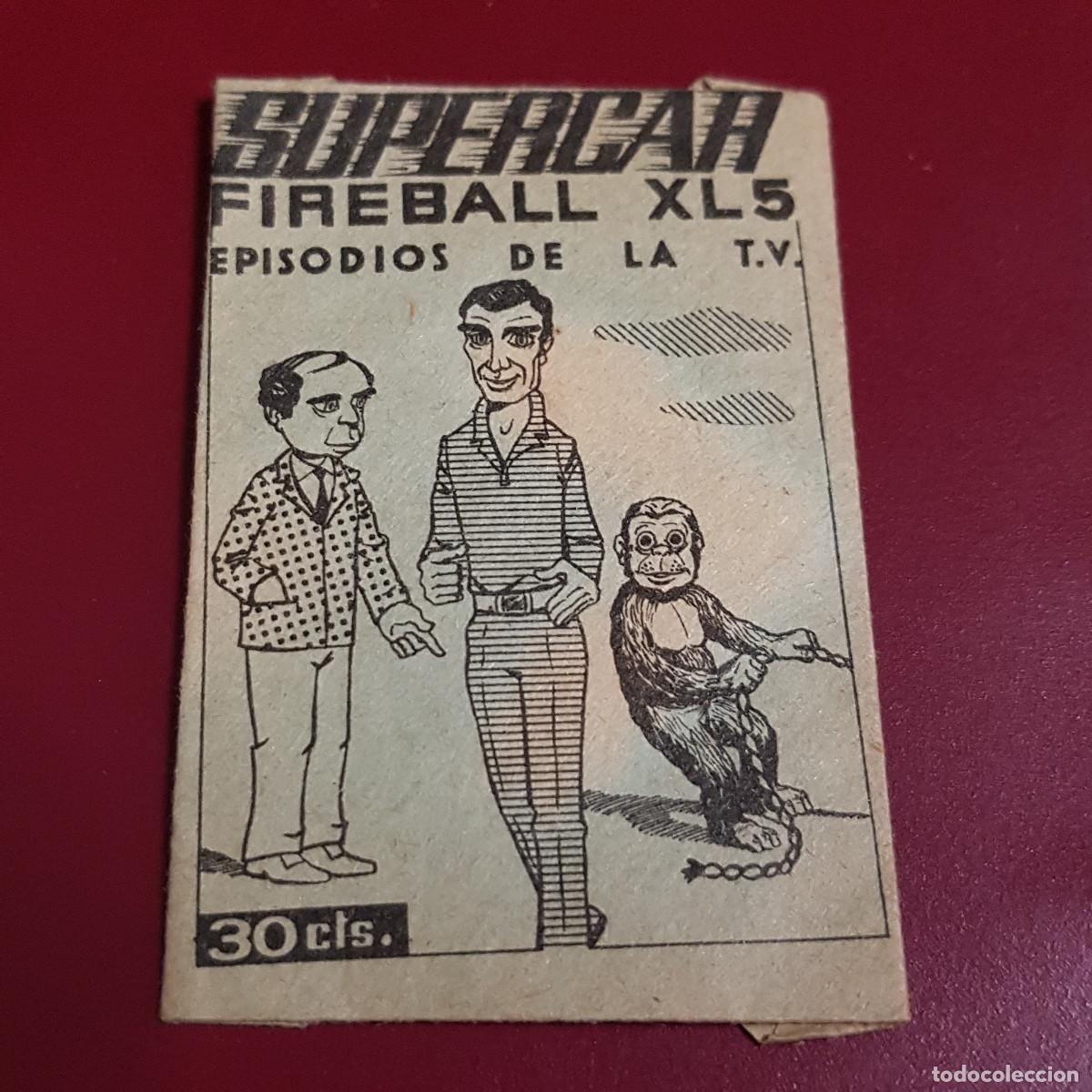 Coleccionismo cromos antiguos: FHER - SUPERCAR FIREBALL XL5 - UN SOBRE DE CROMOS SIN ABRIR