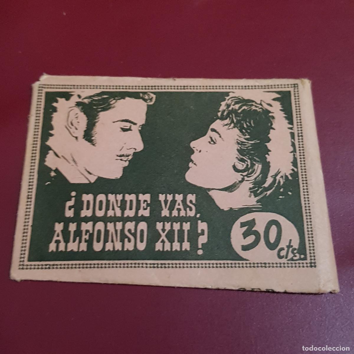 Coleccionismo cromos antiguos: FHER - DONDE VAS ALFONSO XII? - UN SOBRE DE CROMOS SIN ABRIR