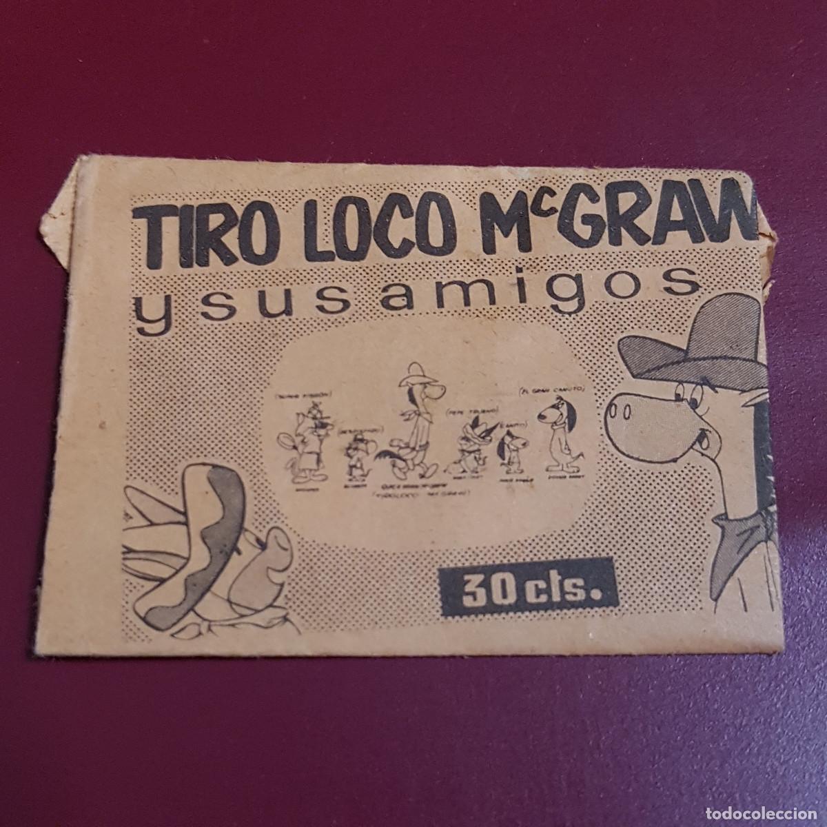 Coleccionismo cromos antiguos: FHER - TIRO LOCO MC GRAW Y SUS AMIGOS - UN SOBRE DE CROMOS SIN ABRIR