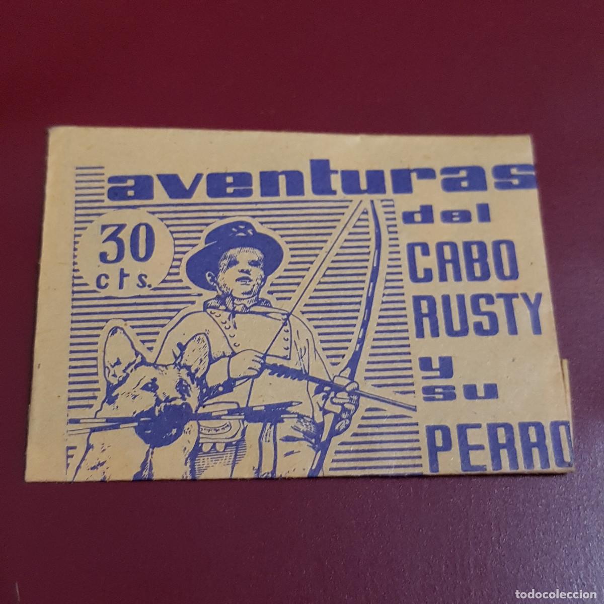 Coleccionismo cromos antiguos: FHER - AVENTURAS DEL CABO RUSTY Y SU PERRO - UN SOBRE DE CROMOS SIN ABRIR