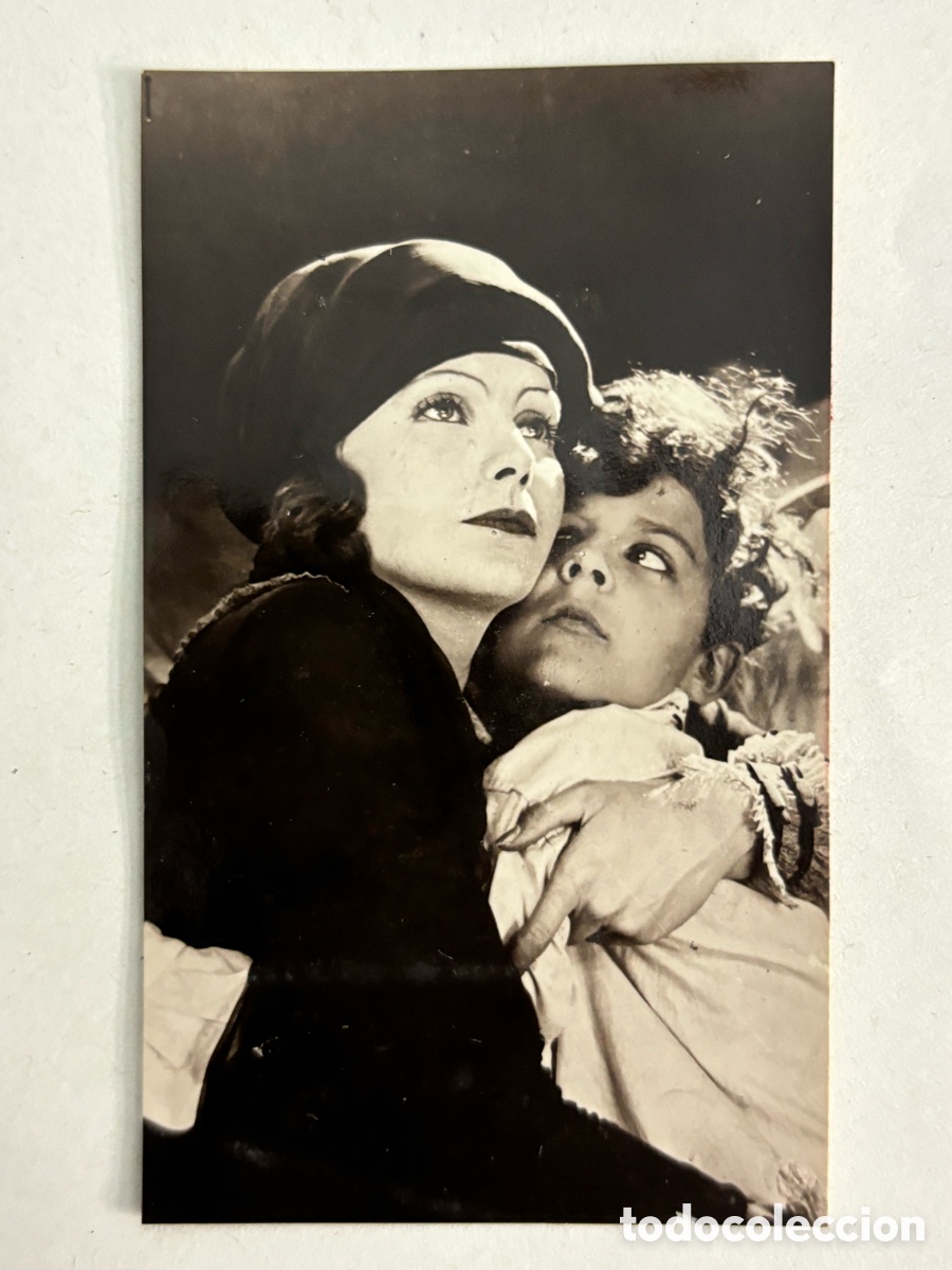 Coleccionismo cromos antiguos: Cromo &aacute;lbum las estrellas del cine y sus gestos Greta Garbo estrella 45 gesto 2