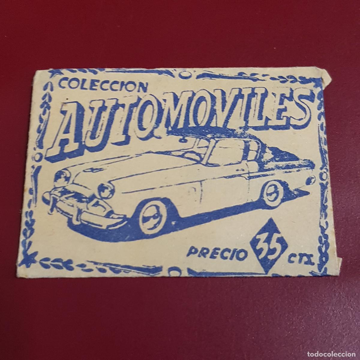 Coleccionismo cromos antiguos: FHER - COLECCION AUTOMOVILES - SOBRE DE CROMOS SIN ABRIR
