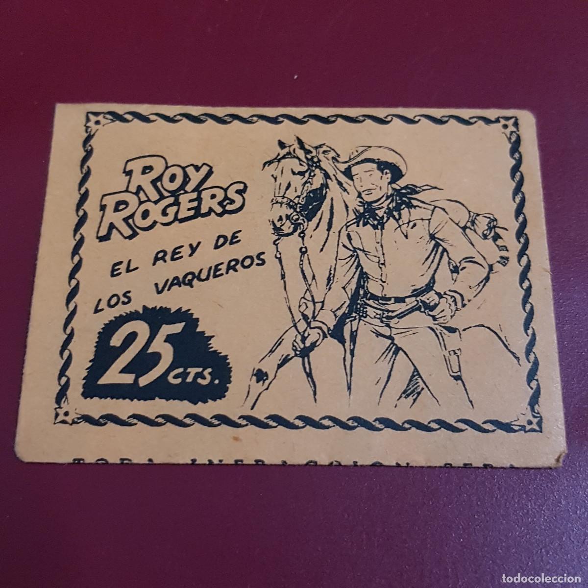 Coleccionismo cromos antiguos: FHER - ROY ROGERS EL REY DE LOS VAQUEROS - SOBRE DE CROMOS SIN ABRIR