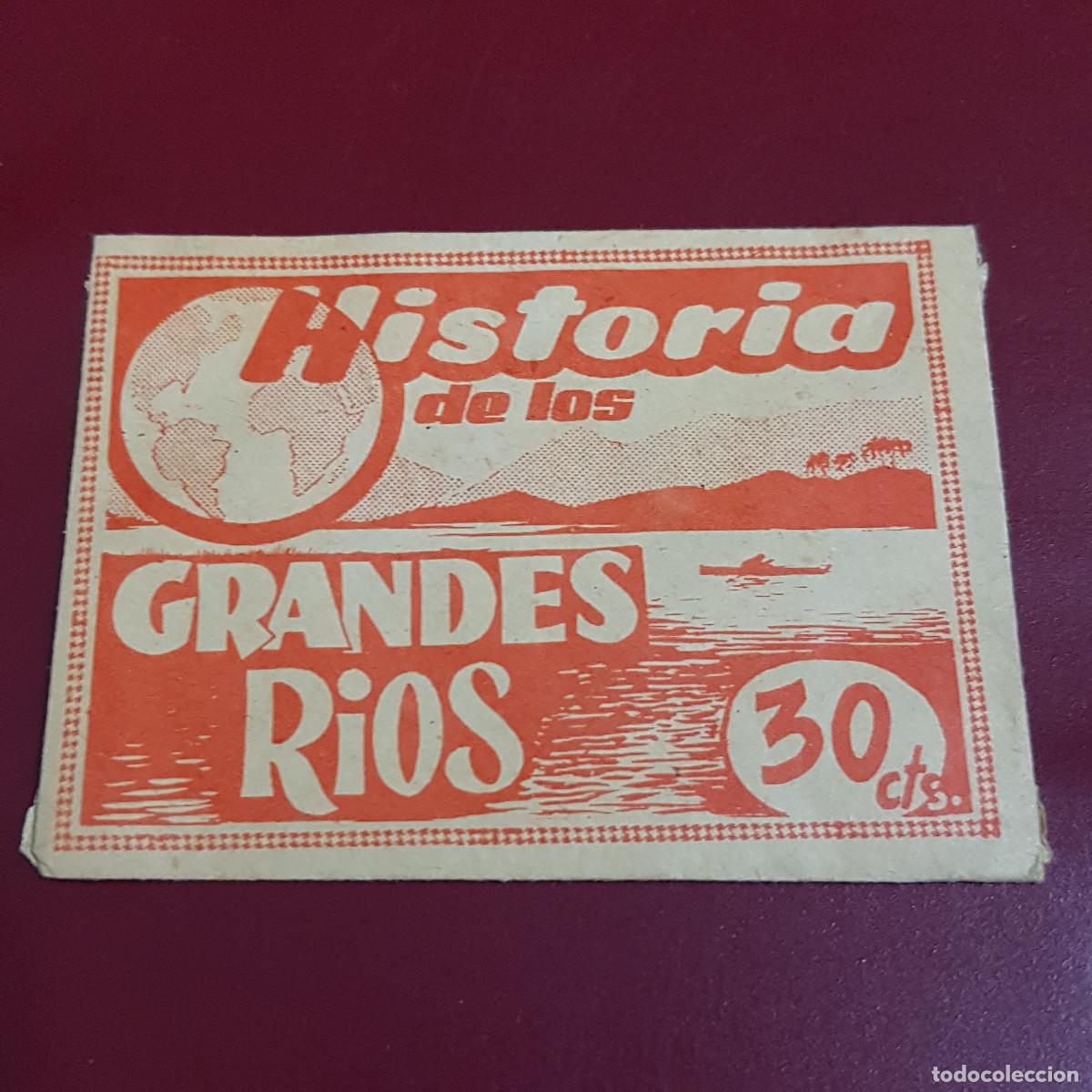 Coleccionismo cromos antiguos: FHER - HISTORIA DE LOS GRANDES RIOS - UN SOBRE DE CROMOS SIN ABRIR