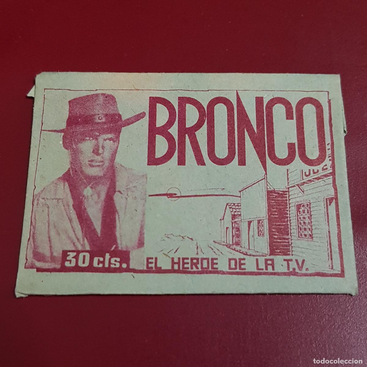 Coleccionismo cromos antiguos: FHER - BRONCO - SOBRE DE CROMOS SIN ABRIR