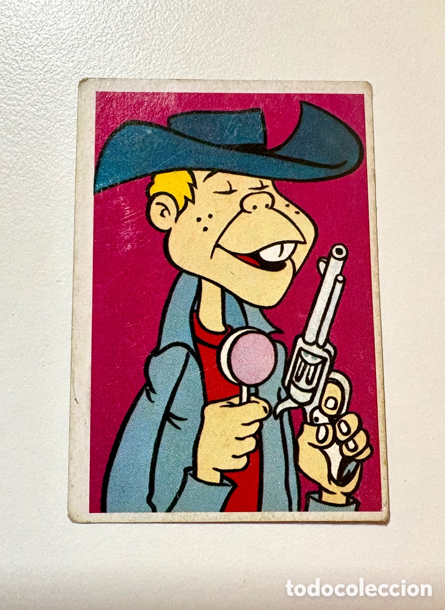 Coleccionismo cromos antiguos: CROMO 20 BILLY EL NI&Ntilde;O A&Ntilde;O 1985 DEL &Aacute;LBUM LUCKY LUKE ESTE (NUEVO SIN PEGAR)