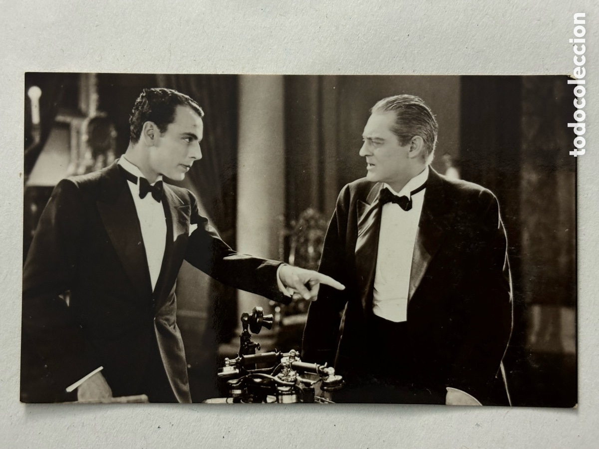 Coleccionismo cromos antiguos: Cromo &aacute;lbum las estrellas del cine y sus gestos william Collier estrella 34 gesto 6
