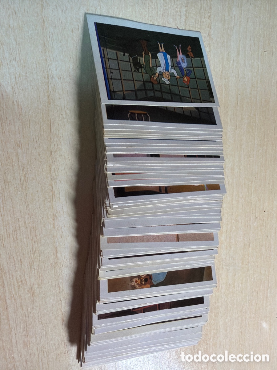 Coleccionismo cromos antiguos: Lote de 125 cromos nuevos y diferentes, de la colecci&oacute;n Scooby Doo.