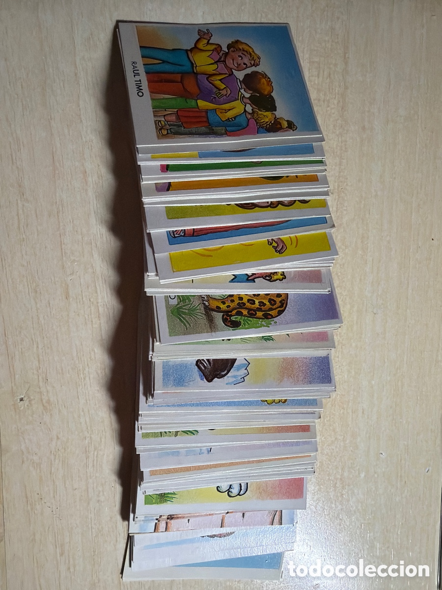 Coleccionismo cromos antiguos: Lote de 142 cromos nuevos y diferentes, de la colecci&oacute;n Mundo Loco.