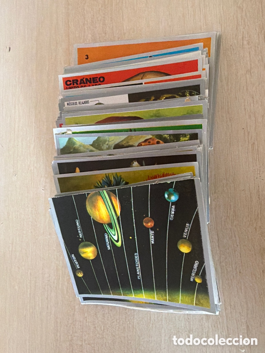 Coleccionismo cromos antiguos: Lote de 140 cromos diferentes, de la clecci&oacute;n &Aacute;lbum Maga Ciencias.