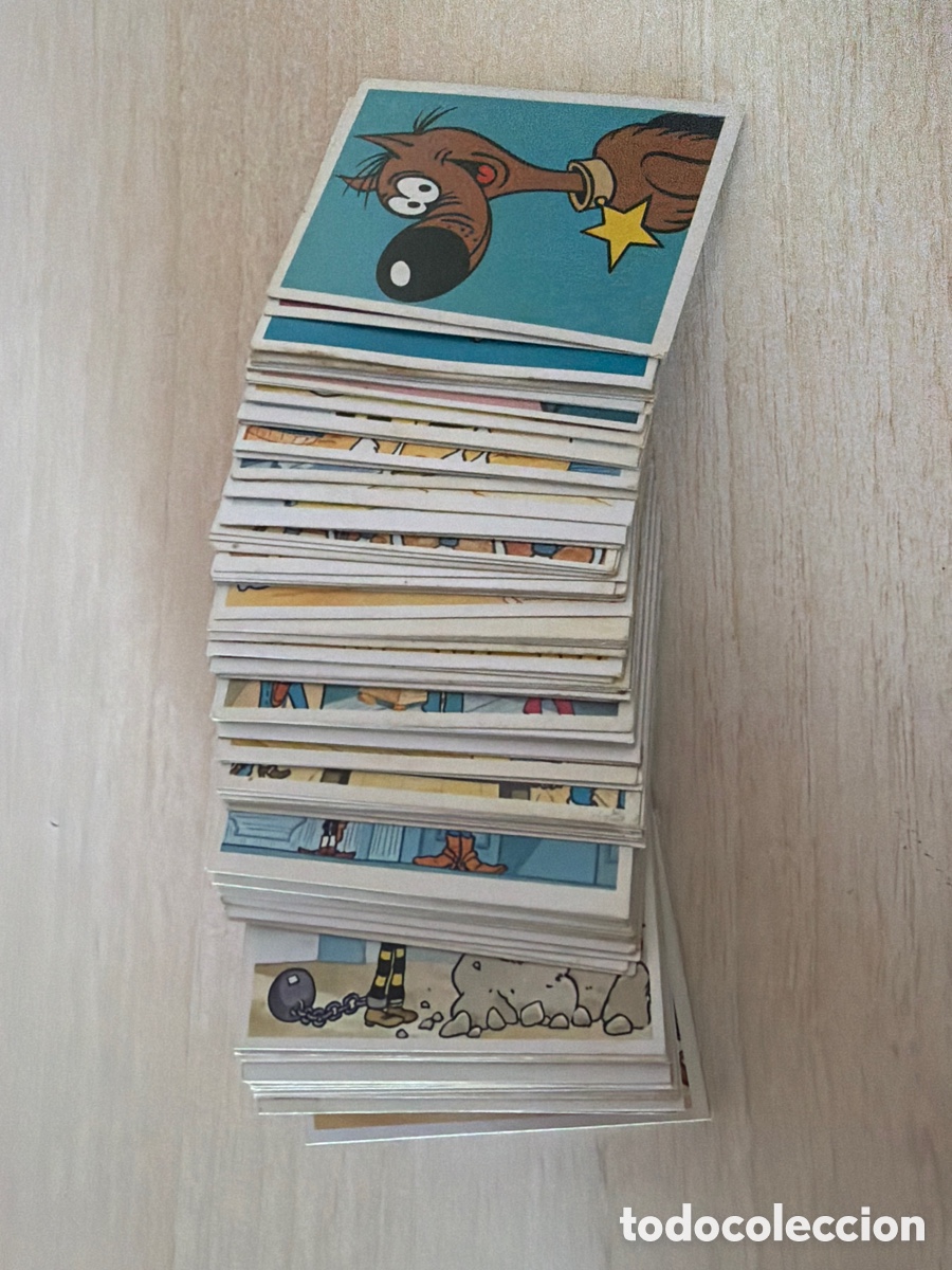 Coleccionismo cromos antiguos: Lote de 116 cromos nuevos y diferentes, de la colecci&oacute;n Lucky Luke.