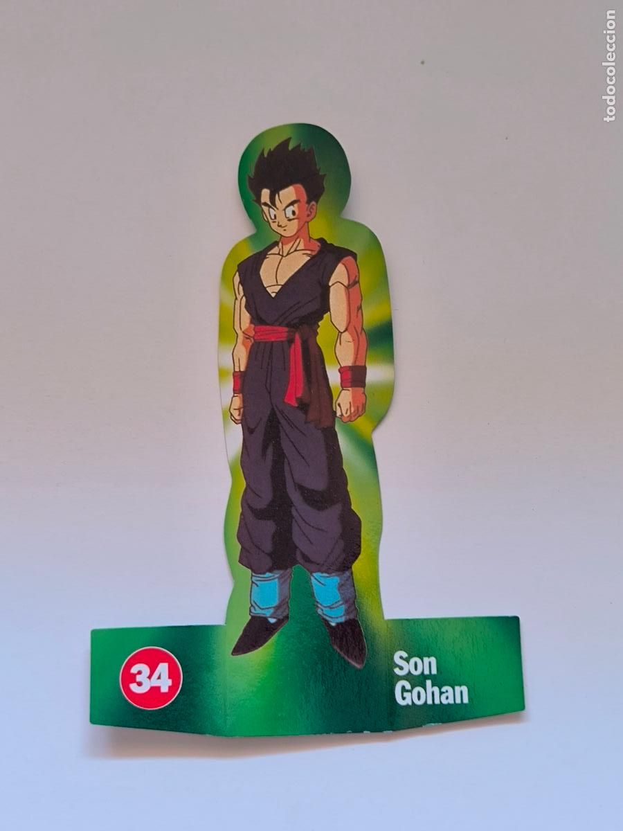 Coleccionismo cromos antiguos: CROMO TROQUELADO DRAGON BALL Z - N&ordm; 34 - CHICLES BOOMER (O7A4)