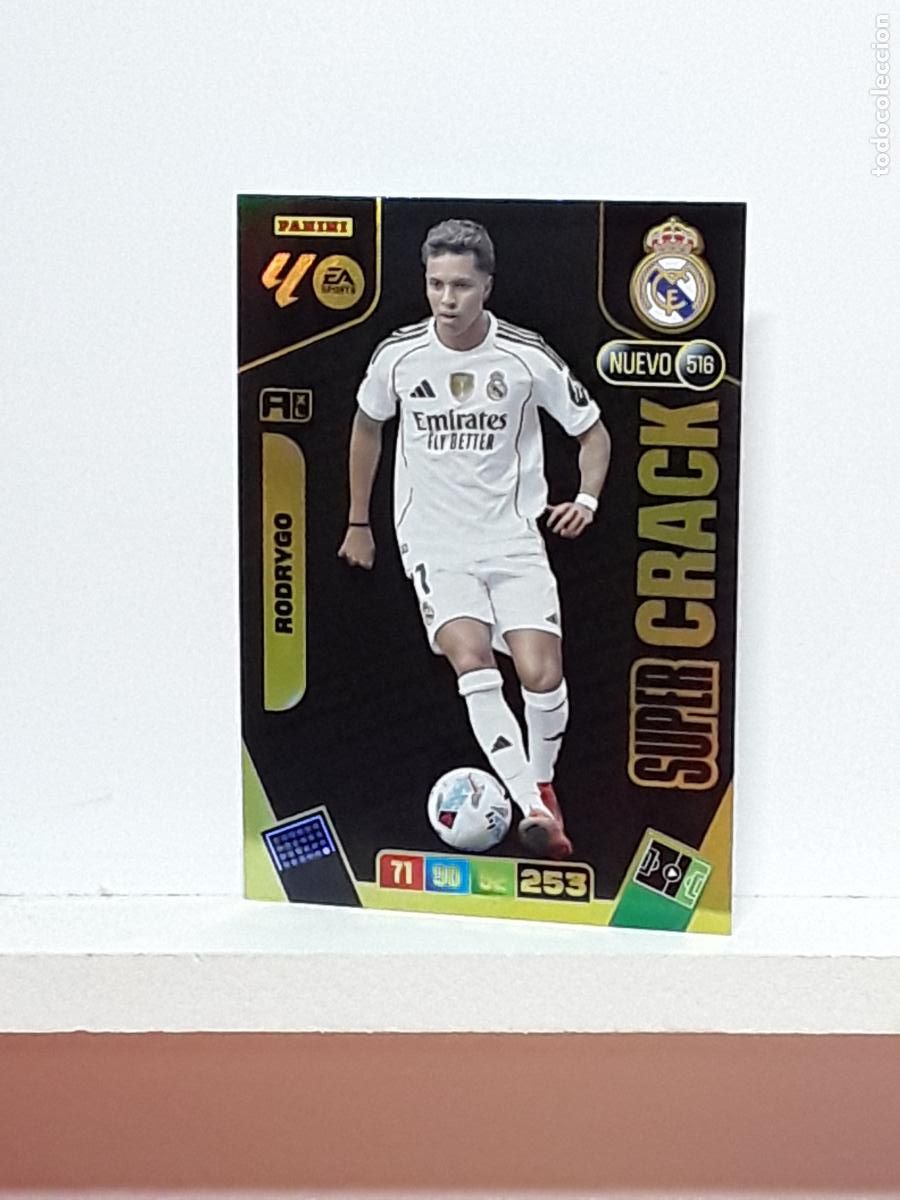 Coleccionismo cromos antiguos: ADRENALYN 2025 2026 25 26 ALBUM PANINI LIGA N 516 REAL MADRID SUPER CRACK RODRYGO