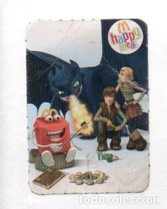 Coleccionismo cromos antiguos: CROMO - TARJETA HAPPY MEAL DE McDONALDS - COLECCI&Oacute;N - COMO ENTRENAR A TU DRAG&Oacute;N 2010