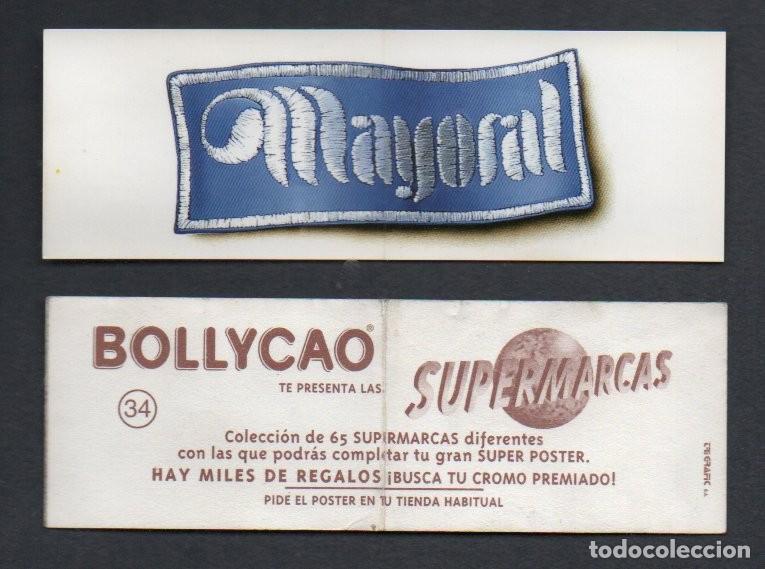 Coleccionismo cromos antiguos: CROMO BOLLYCAO SUPERMARCAS - N&ordm; 34 MAYORAL