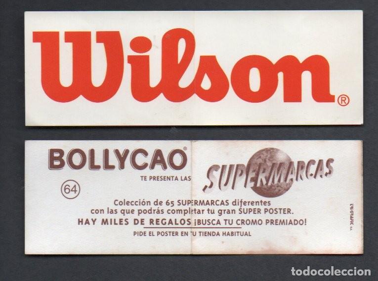 Coleccionismo cromos antiguos: CROMO BOLLYCAO SUPERMARCAS - N&ordm; 64 WILSON