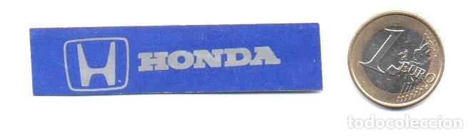 Coleccionismo cromos antiguos: CROMO TIRA PEGATINA A TODO GAS - MARCAS DE COCHES Y MOTOS - HONDA. 6,9 CMS