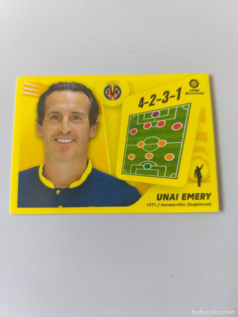 Coleccionismo cromos antiguos: LIGA ESTE PANINI 2021 2022 21 22 UNAI EMERY VILLARREAL 2 TPBCA