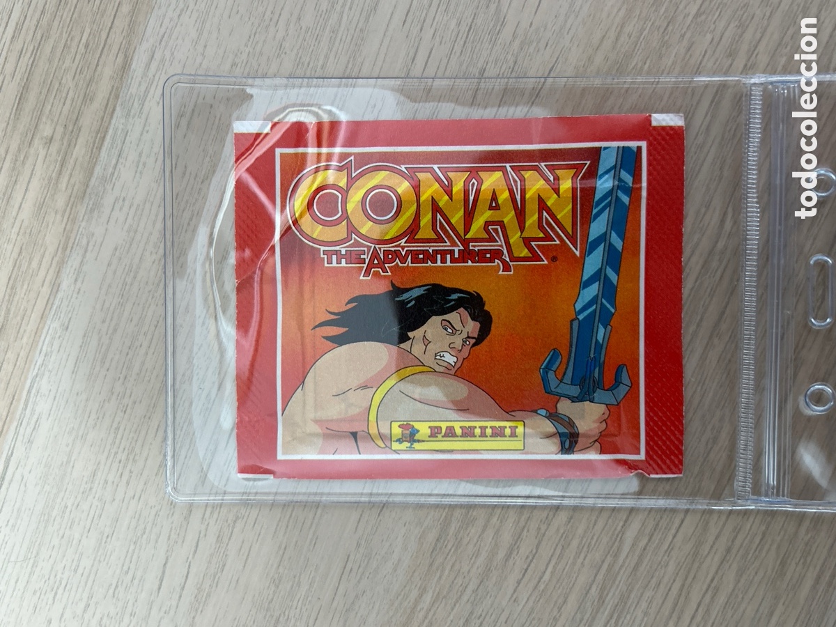 Coleccionismo cromos antiguos: Sobre cromos sin abrir Conan The Adventurer panini 1994