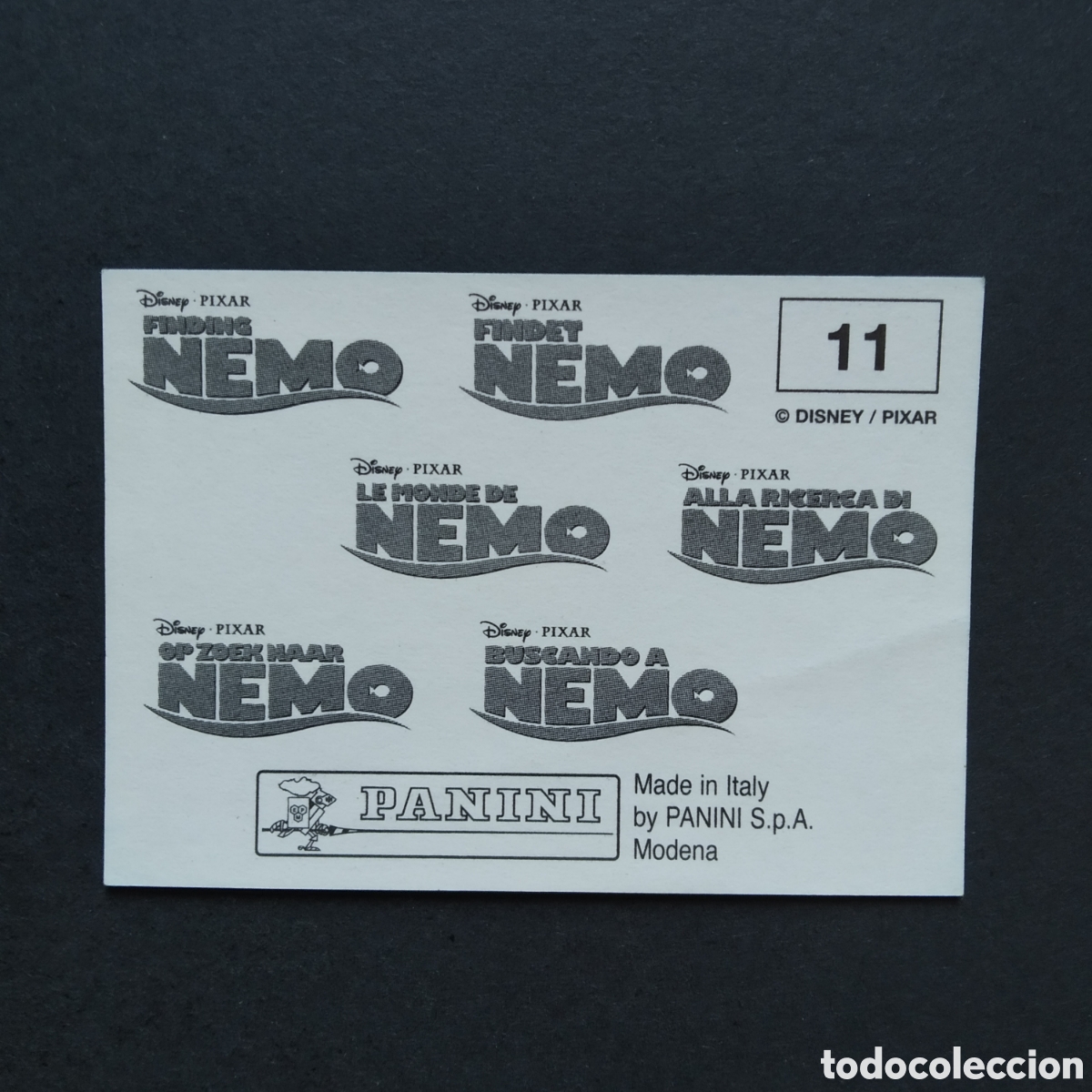 Coleccionismo cromos antiguos: CROMO - N&ordm; 011 - BUSCANDO A NEMO - PANINI - A&Ntilde;O 2003 - Foto 2