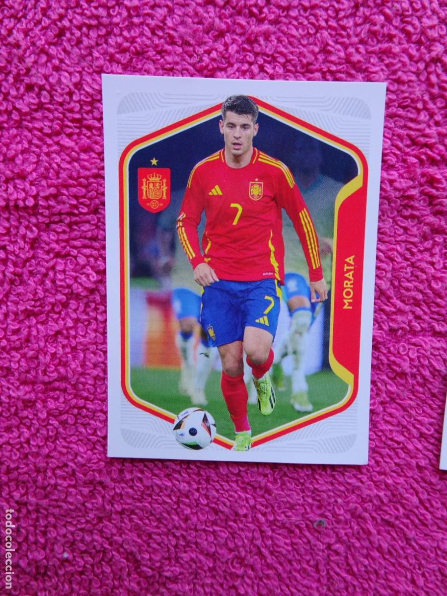 Coleccionismo cromos antiguos: espa&ntilde;a 2026 55 morata selecci&oacute;n espa&ntilde;ola panini carrefour family