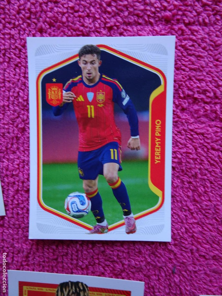 Coleccionismo cromos antiguos: espa&ntilde;a 2026 58 yeremy pino selecci&oacute;n espa&ntilde;ola panini carrefour family