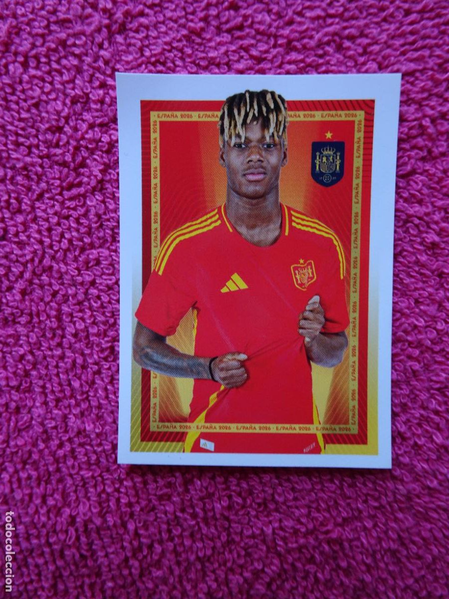 Coleccionismo cromos antiguos: espa&ntilde;a 2026 59 nico williams selecci&oacute;n espa&ntilde;ola panini carrefour family