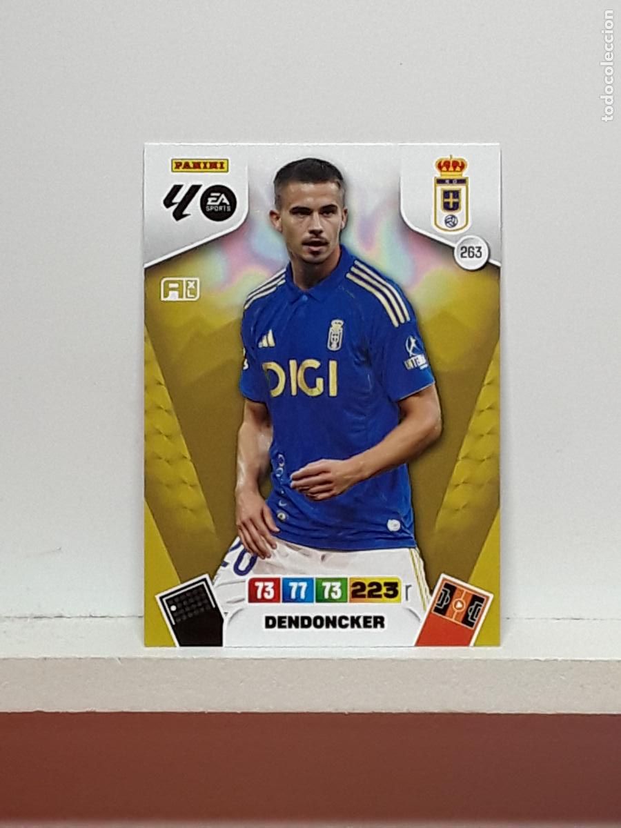 Coleccionismo cromos antiguos: ADRENALYN 2025 2026 25 26 ALBUM PANINI LIGA N 263 OVIEDO DENDONCKER