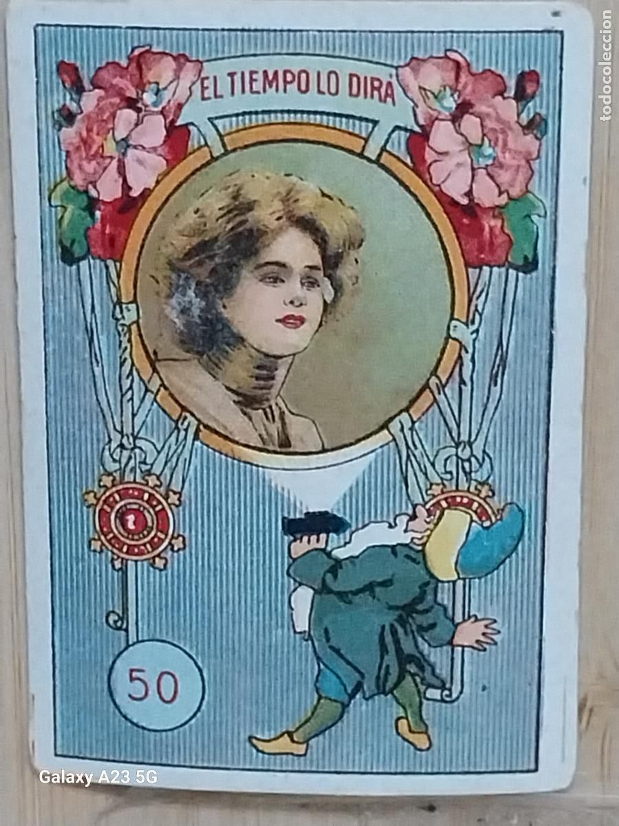 Coleccionismo cromos antiguos: RUEDA FORTUNA PROMOCION CHOCOLATES REY CROMO 50 6.3X4.4CMS ORIGINAL