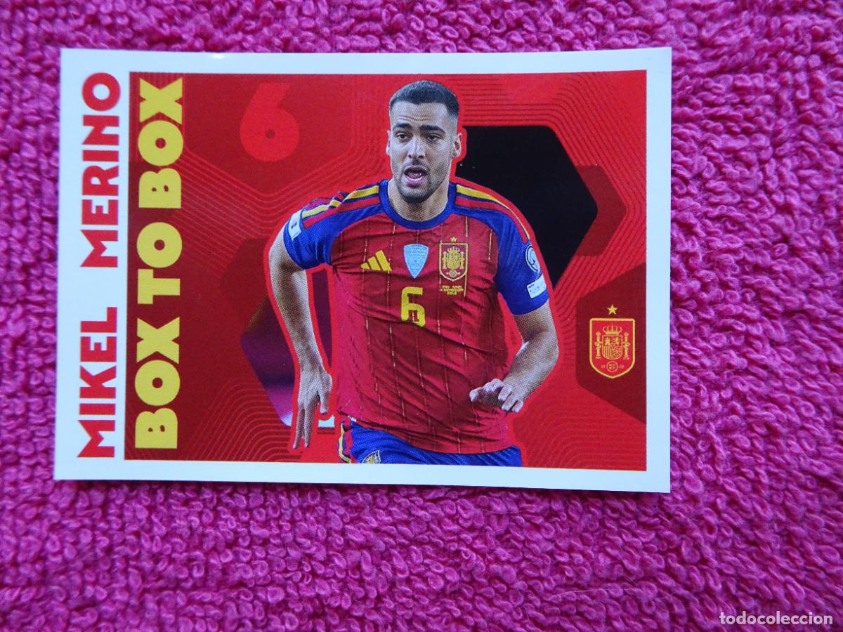 Coleccionismo cromos antiguos: espa&ntilde;a 2026 70 mikel merino selecci&oacute;n espa&ntilde;ola panini carrefour family
