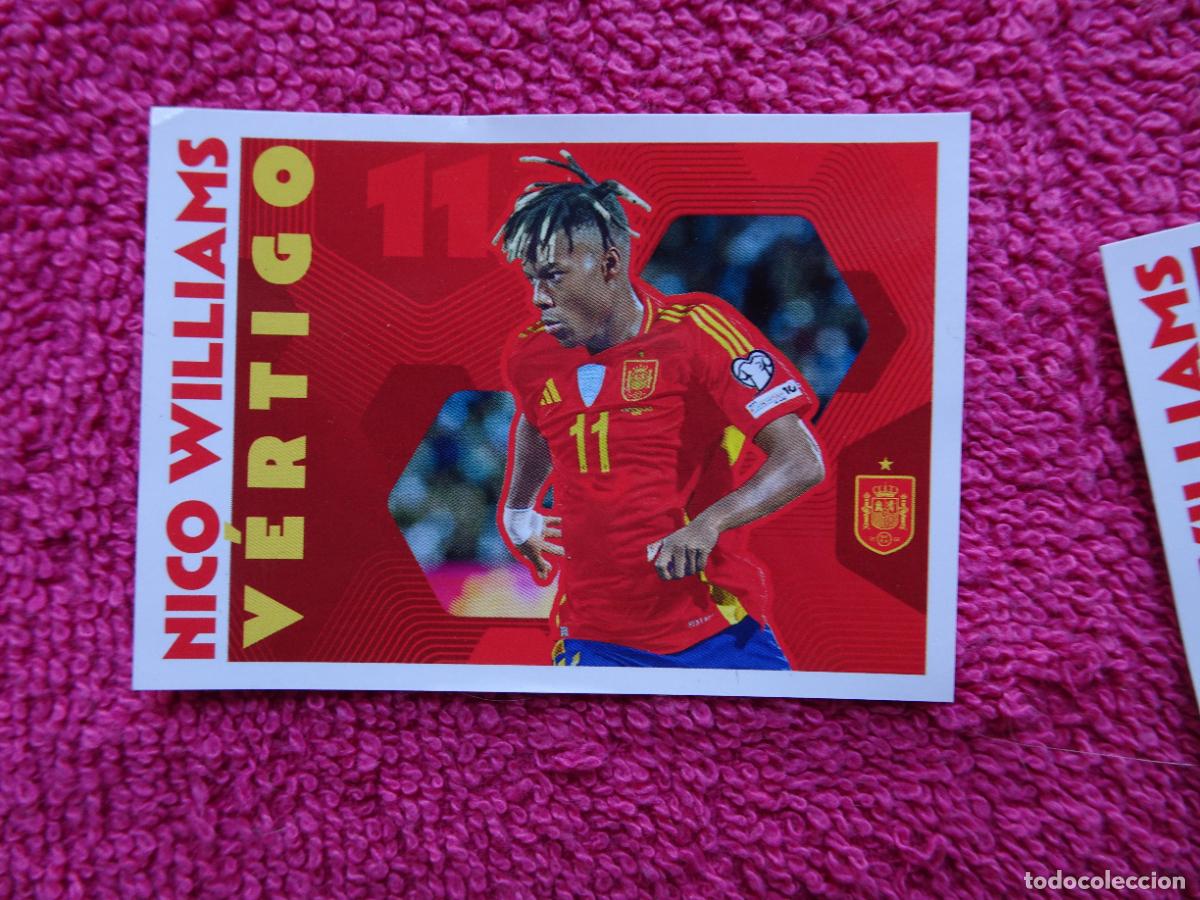 Coleccionismo cromos antiguos: espa&ntilde;a 2026 72 nico williams selecci&oacute;n espa&ntilde;ola panini carrefour family