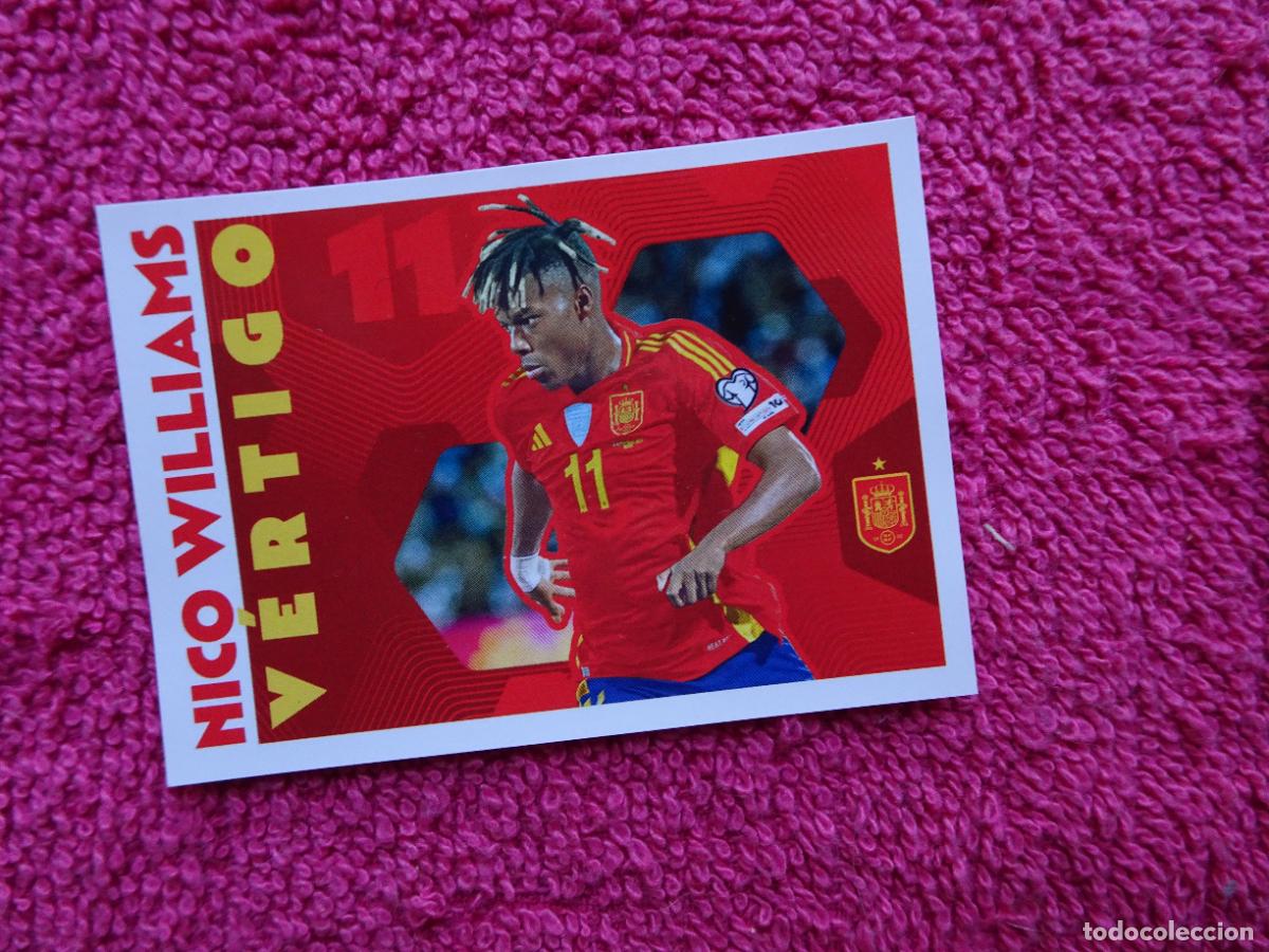 Coleccionismo cromos antiguos: espa&ntilde;a 2026 72 nico williams selecci&oacute;n espa&ntilde;ola panini carrefour family