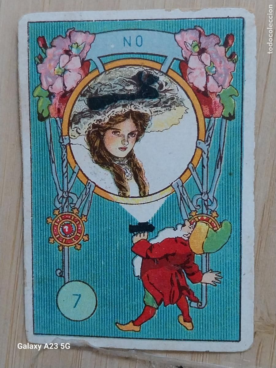 Coleccionismo cromos antiguos: RUEDA FORTUNA PROMOCION CHOCOLATES REY CROMO 7 6.3X4.4CMS ORIGINAL