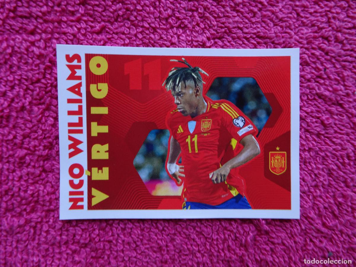 Coleccionismo cromos antiguos: espa&ntilde;a 2026 72 nico williams selecci&oacute;n espa&ntilde;ola panini carrefour family