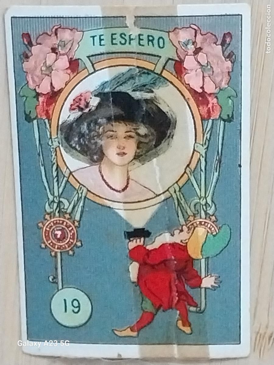 Coleccionismo cromos antiguos: RUEDA FORTUNA PROMOCION CHOCOLATES REY CROMO 19 6.3X4.4CMS ORIGINAL